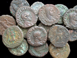 Roman Egypt, Asst Ae Potins, 2nd Half 3rd Cent A.D.